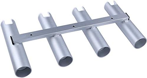 Aluminium Wall-Mounted Fishing Rod Holder for Boat, Garage & Marine - Holds Rods & Poles