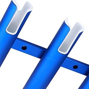 Aluminium Wall-Mounted Fishing Rod Holder for Boat, Garage & Marine - Holds Rods & Poles
