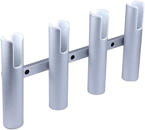 Aluminium Wall-Mounted Fishing Rod Holder for Boat, Garage & Marine - Holds Rods & Poles