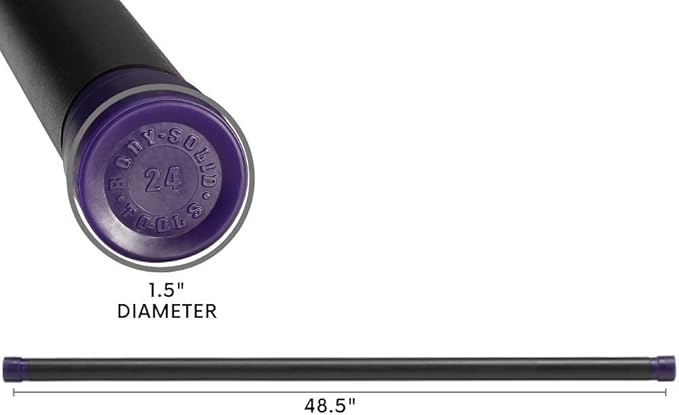 Body-Solid Rubber Padded Weighted Bar - Stretching Weight