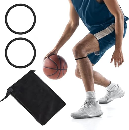 Patellar Tendon Support Strap, Patella Bands Knee Pain Relief for Hiking, Soccer, Basketball, Running, Jumpers Knee, Tennis, Volleyball & Squats (2 Pack) (Black)