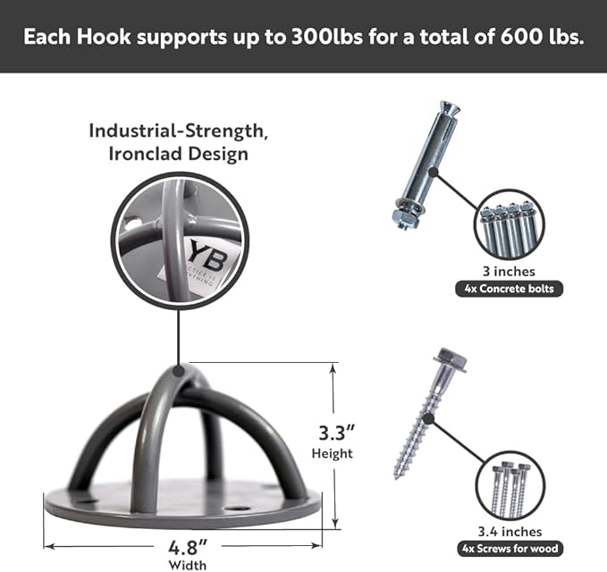 Swing Set for Home & Outdoor 600lb Capacity,