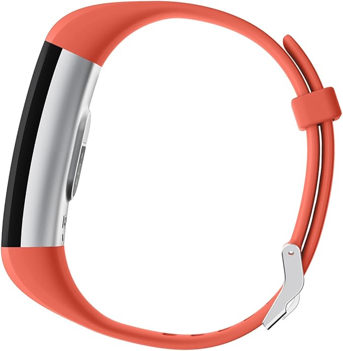 Atan Fitness Tracker with Heart Rate & Blood Oxygen Monitor – Smart Watch for Android & iOS, IP68 Waterproof, Sleep & Stress Tracking, Multi-Sport Mode, Step Counter, 7-Day Battery Life (Orange)