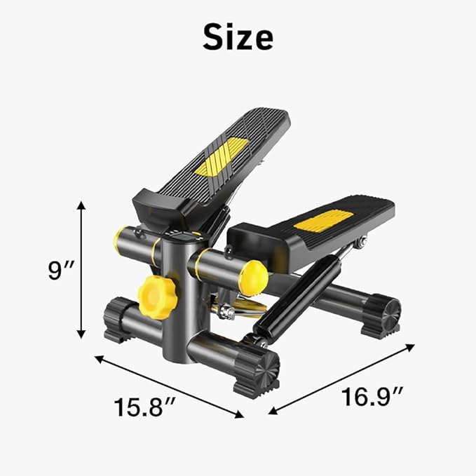 Steppers for Exercise at Home, Japard Mini Stairs with Resistance Bands, 220LBS Loading Capacity, Full Body Cardio Equipment, Adjustable Fitness Workout Legs Anti Slip Pads