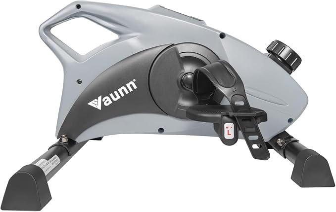 Vaunn Desk Bike Pedal Exerciser with Electronic Display for Indoor Physical Therapy