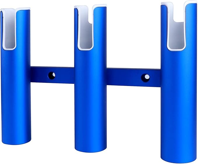 Aluminium Wall-Mounted Fishing Rod Holder for Boat, Garage & Marine - Holds Rods & Poles