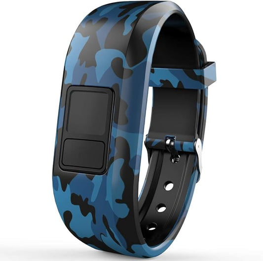 Bands for Garmin Vivofit jr/jr 2/3, Adjustable Replacement Wristbands with Watch Buckle for Women Men(No Tracker)