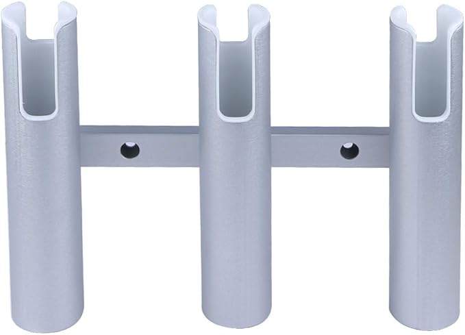 Aluminium Wall-Mounted Fishing Rod Holder for Boat, Garage & Marine - Holds Rods & Poles