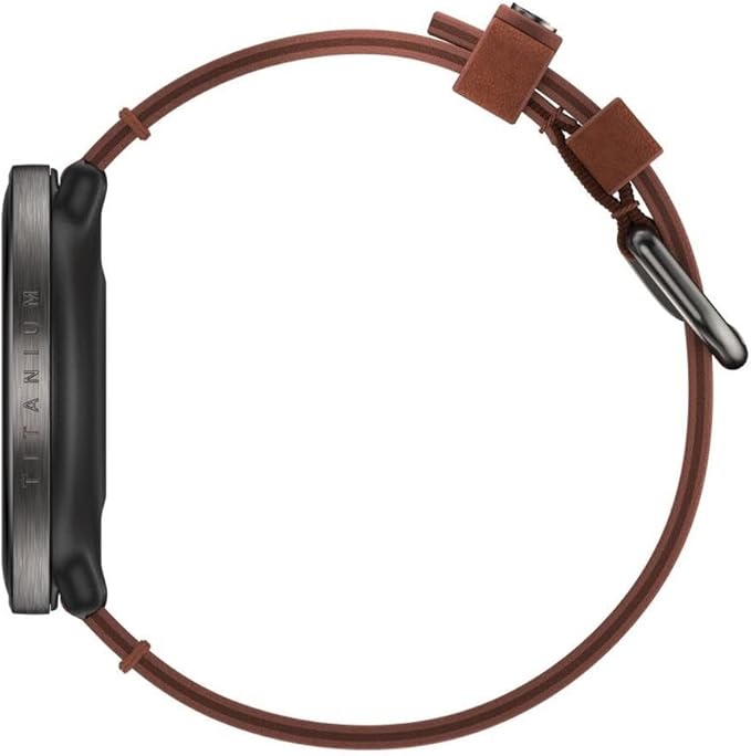 POLAR Ignite 3 Series Titanium Fitness Tracking Smartwatch with AMOLED Display, GPS, Heart Rate Monitoring, Sleep Analysis, and Real-Time Voice Guidance; S-L, for Men or Women, Brown Copper Titanium