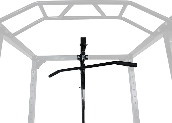 Multi-Function Adjustable Power Cage with J-Hooks, Safety Straps and Optional LAT Pulldown Attachment and Cable Crossover, Multiple Styles