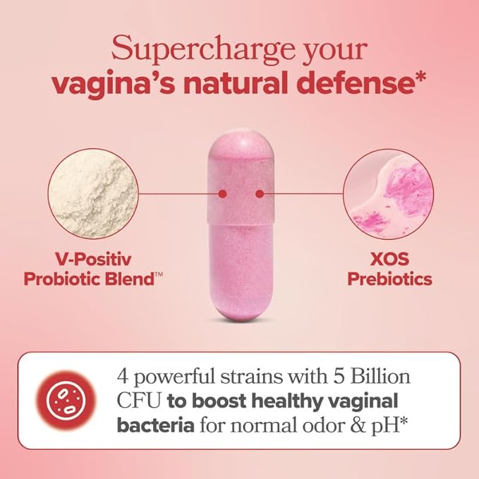 URO Vaginal Probiotics for Women pH Balance 60 Count 2)