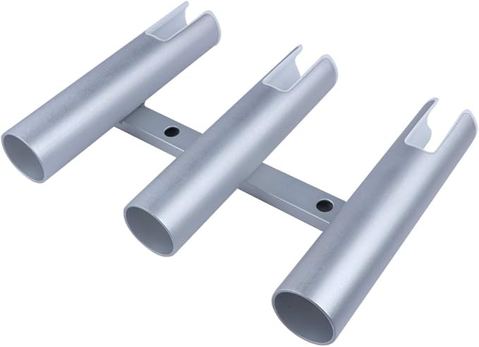 Aluminium Wall-Mounted Fishing Rod Holder for Boat, Garage & Marine - Holds Rods & Poles