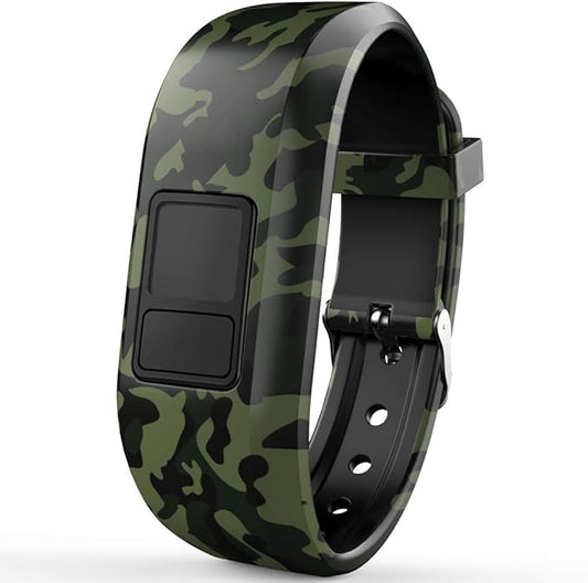 Bands for Garmin Vivofit jr/jr 2/3, Adjustable Replacement Wristbands with Watch Buckle for Women Men(No Tracker)