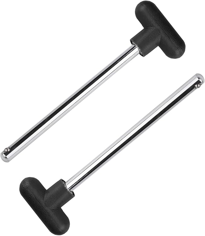Fitness Universal Weight Stack Pin, Gym Pin Heavy Duty Replacement, Pin Tensile 3/8 Inch Diameter 5-1/2" Locking Space Weight Machine Pin for Home Gym Exercise Machine Parts & Accessories