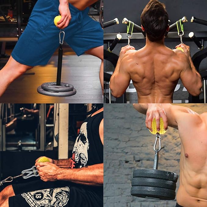 Climbing Pull Up Power Ball Hold Grips with Straps