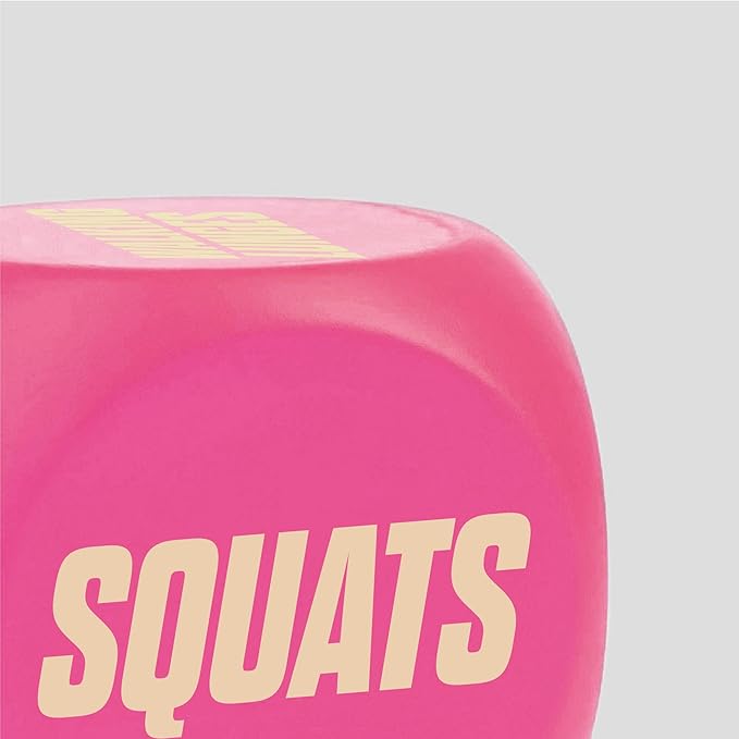 Phoenix Fitness Exercise Dice - Workout Dice Game for Cardio, HIIT Training and Exercise Classes - Training Includes Push Ups, Squats, Jumping Jacks, Crunches & Wildcard - Home and Gym
