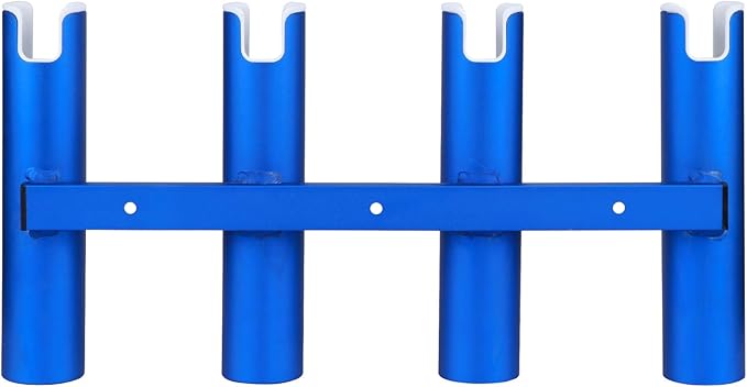 Aluminium Wall-Mounted Fishing Rod Holder for Boat, Garage & Marine - Holds Rods & Poles