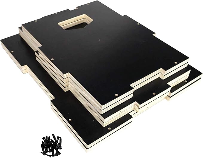 Plyo Box - Anti-Slip Wood 3-in-1 Plyometric Jump