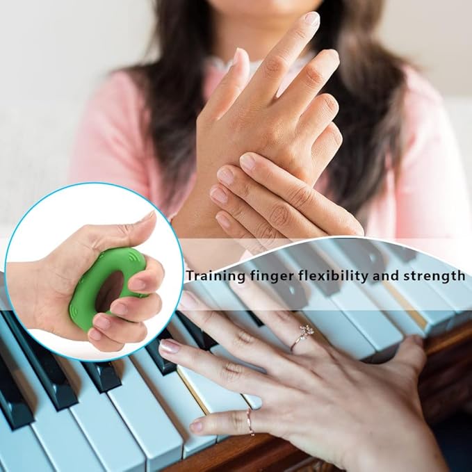Forearm Gripper Silicone Finger Stretcher Stress Relief Forearm