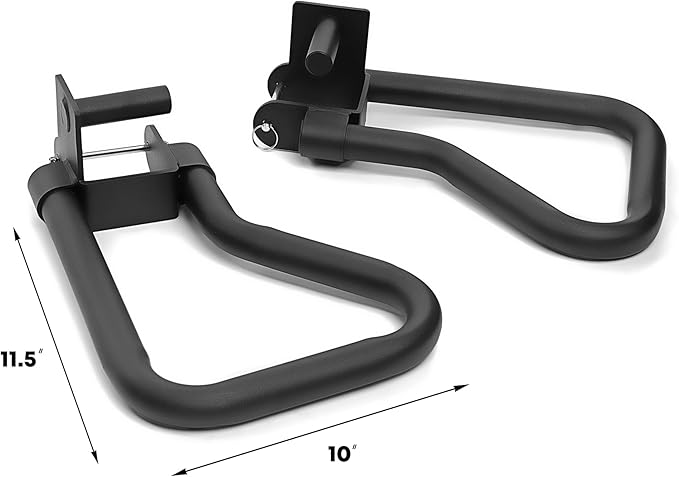 Dip Bar Attachment for Squat & Power Rack 2x2-2.5x2.5-3x3 Inches 1-Inch Hole