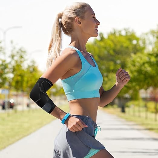Arm Supports Sleeve,Elbow Compression Sleeve (1 Pair),Tennis Elbow Braces for Tendonitis and Tennis,Arm Supports Sleeves golfer relief for women & men sleeve for weightlifting