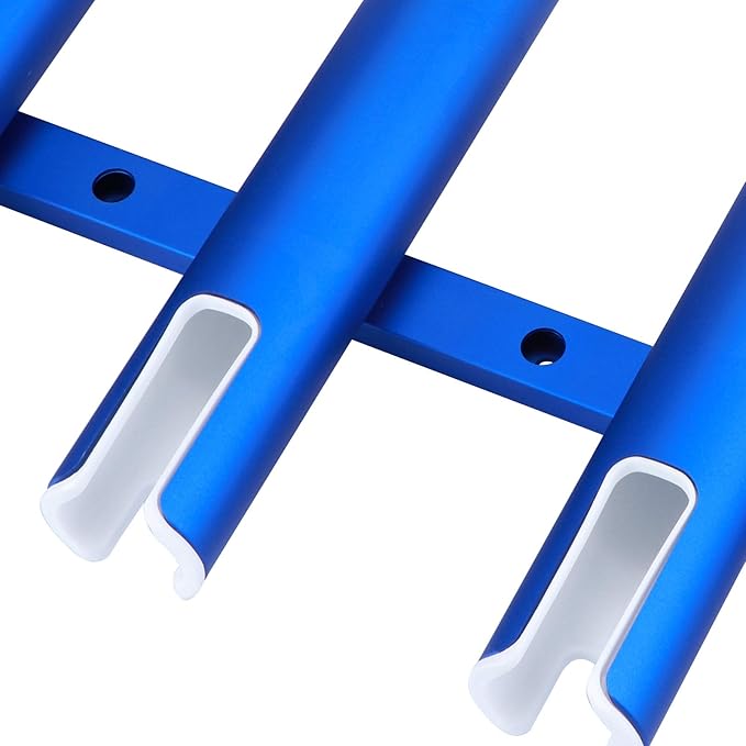 Aluminium Wall-Mounted Fishing Rod Holder for Boat, Garage & Marine - Holds Rods & Poles