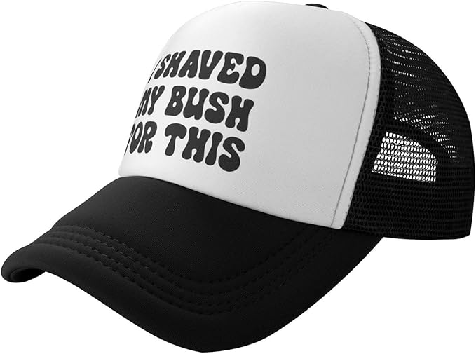 Put It On My Husband's Tab Drinking Trucker Hat - Funny Pink Trucker Hat for Women and Men