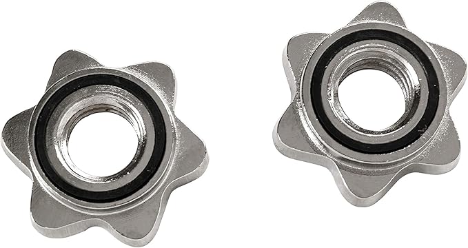 Sunny Health & Fitness 14" Threaded Chrome Dumbbell Bar Pair - STDBH-14