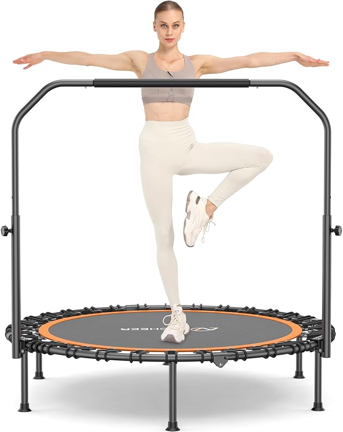 ANCHEER 40/48" Foldable Mini Trampoline 550LBS Max