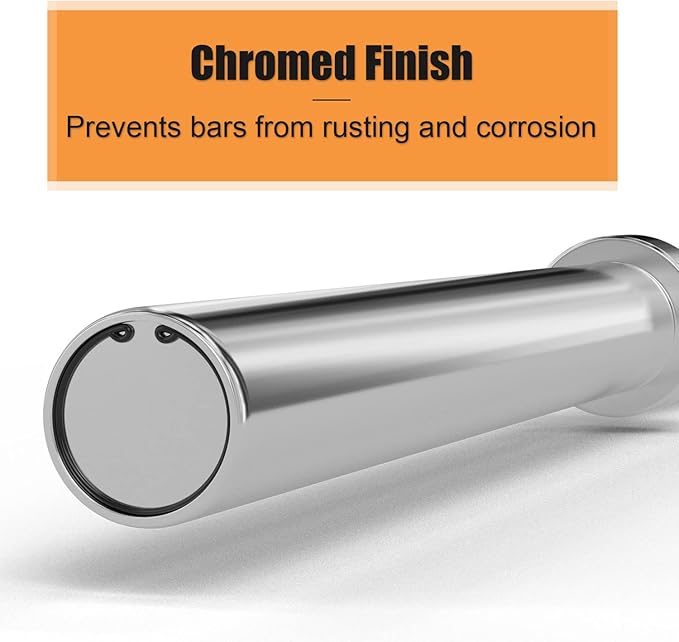 Olympic Barbell Weight Bar for Weightlifting 7ft/6ft/5ft for 500lbs/400lbs/330lbs Weight