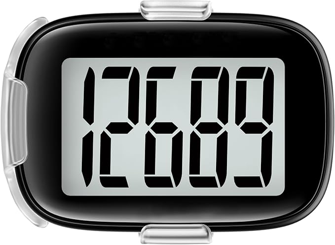 Pedometer Walking Simple 3D Step Counter with Clip and Lanyard, Activities Fitness Tracker Without Smartphone, Accurate Step Tracker for Women, Men, Seniors