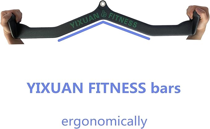 Thickened Steel Wide Grip Lat Pulldown Attachments V Bar