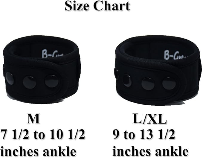 B-Great Ankle Band for Men and Women Compatible with Fitbit Flex 2/One/Zip/Charge 2 3/Alta HR or Garmin Vivofit/2/3/4/JR Fitness Tracker