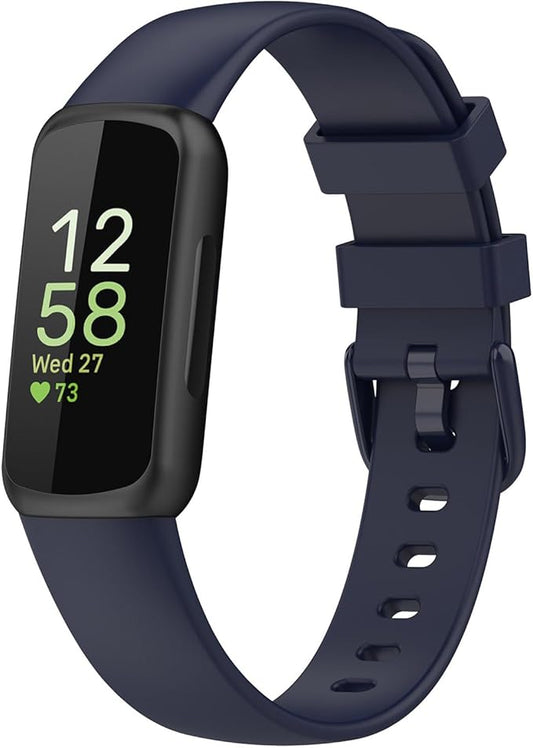 Bands Compatible with Fitbit Inspire 3 Bands for Women Men Sport Wristband Replacement Soft Silicone Straps for Fitbit Inspire 3 Smartwatch Small Large