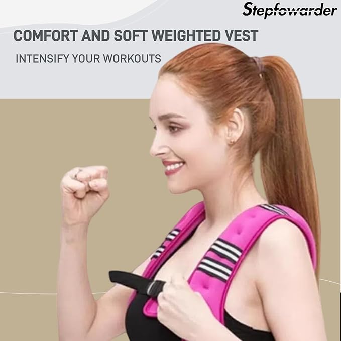 Weighted Vest for Women Men Kids, 6lbs/12lbs/4-10lbs Adjustable Weight Vest with Reflective Stripes, Upgrade Strength Training Vest for Running, Body Workout, Jogging, Cadio, Walking