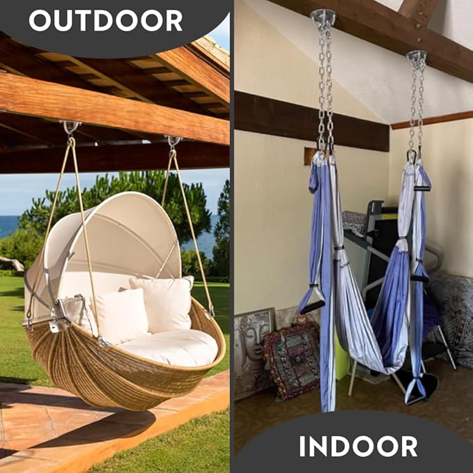 Swing Set for Home & Outdoor 600lb Capacity,
