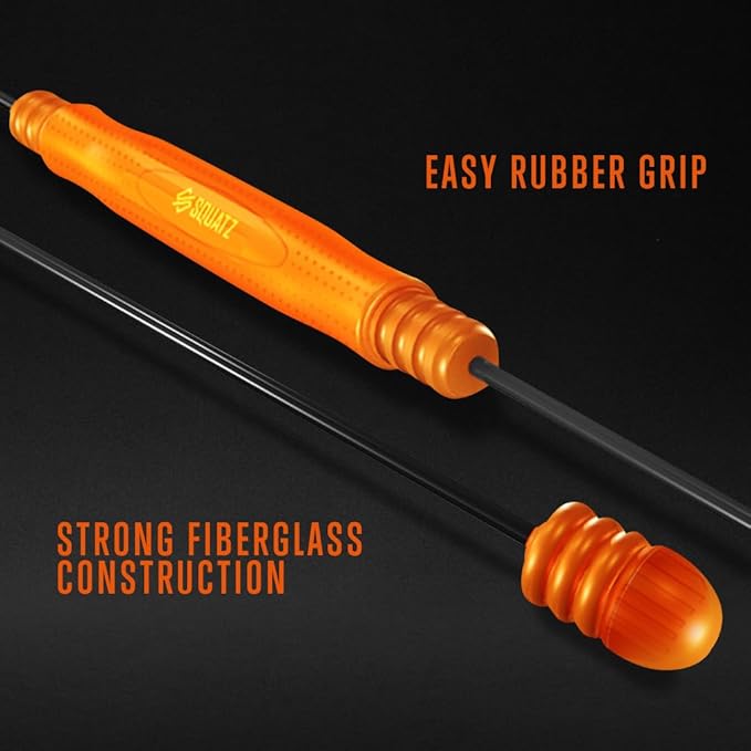 SQUATZ Elastic Vibrating Fitness Bar - Solid Rubber