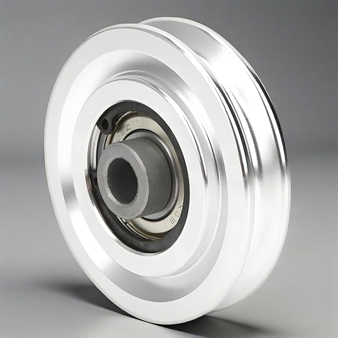 Fitness Pulley Wheel, 70mm Diameter Aluminum Alloy Pulley Wheel Fitness Equipment Accessories for Strength Training Equipment