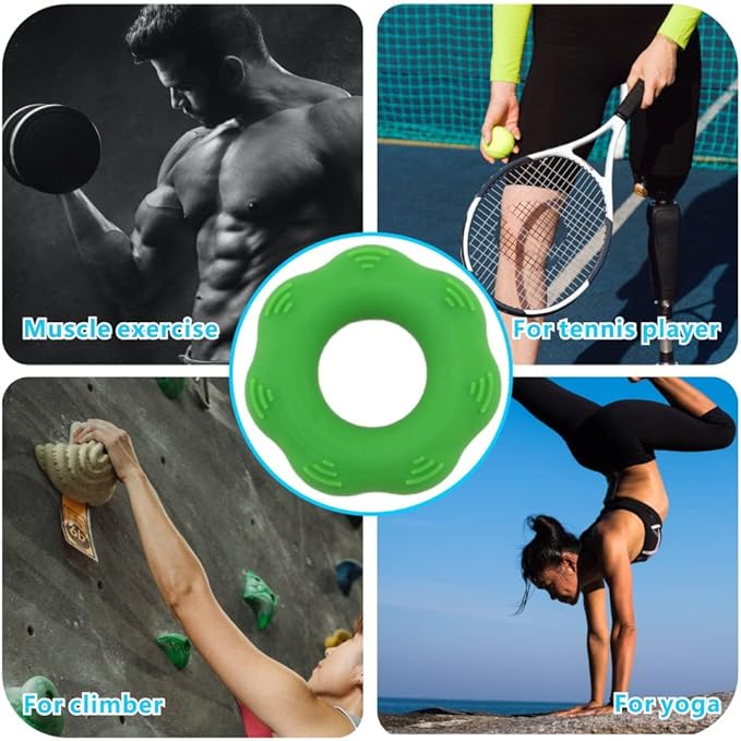 Forearm Gripper Silicone Finger Stretcher Stress Relief Forearm