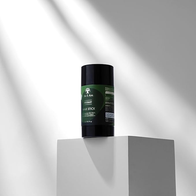 As I Am Rosemary Hair Wax Stick - 2.6 Oz - with Melatonin, Biotin & Ceramide
