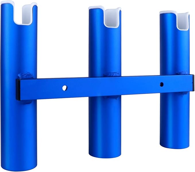 Aluminium Wall-Mounted Fishing Rod Holder for Boat, Garage & Marine - Holds Rods & Poles