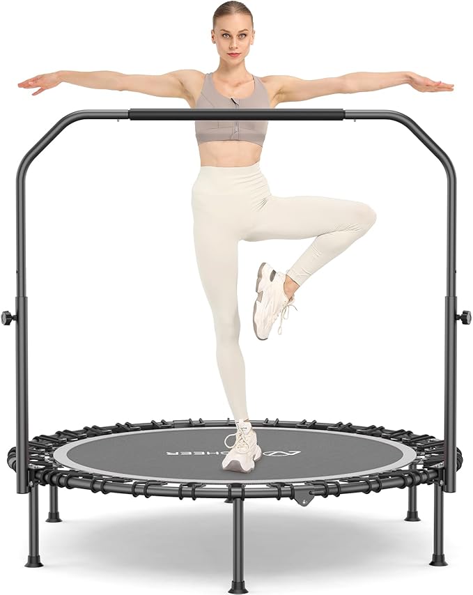 ANCHEER 40/48" Foldable Mini Trampoline 550LBS Max