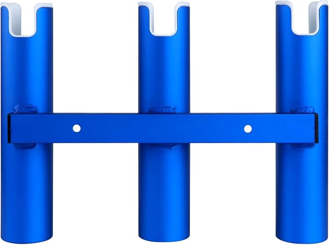 Aluminium Wall-Mounted Fishing Rod Holder for Boat, Garage & Marine - Holds Rods & Poles