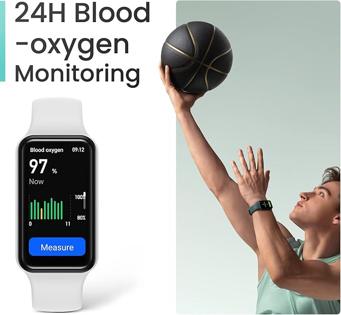 Amazfit Band 7 Fitness & Health Tracker for Women Men, 18-Day Battery Life, Alexa Built-in, 1.47”AMOLED Display, Heart Rate & SPO₂ Monitoring, 120 Sports Modes, 5 ATM Water Resistant, Black (Renewed)