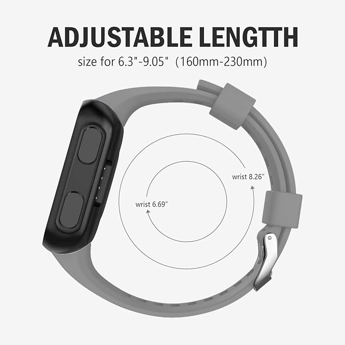 Aroloxta Garmin Forerunner 35 Watch Band Replacement - Waterproof Soft Band for Men, Multi Colors Wristband