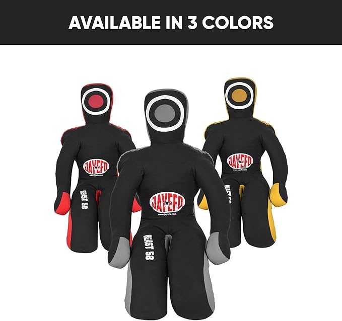 Jayefo Beast 58 BJJ Brazilian JIU Jitsu Wrestling Dummy for Grappling-Submission-Mixed Martial Arts-MMA-Training Punching Throwing Boxing Bag Practice Karate Judo.