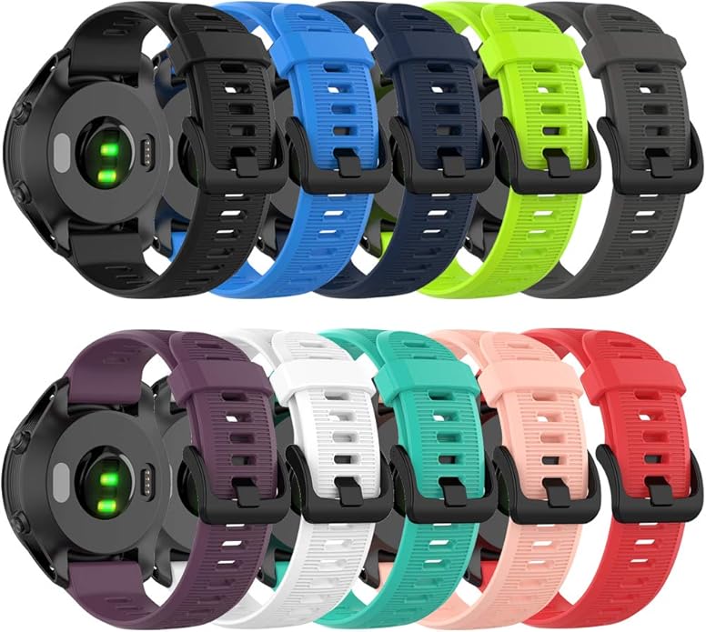 Band for Garmin Forerunner 945, Soft Silicone Replacement Watch Band Strap for Garmin Forerunner 935 Smart Watch (No Tracker)