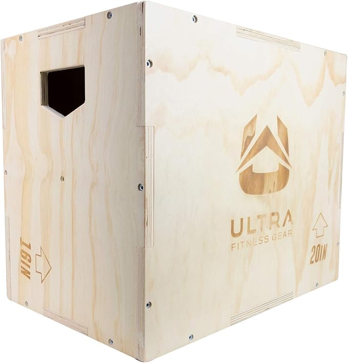 Plyo Box - Wooden 3-in-1 Plyometric Jump Box