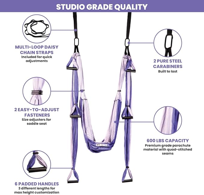 Swing Set for Home & Outdoor 600lb Capacity,