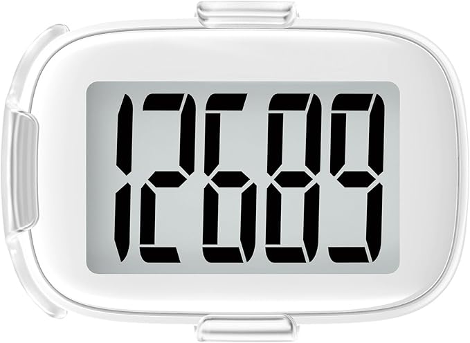 Pedometer Walking Simple 3D Step Counter with Clip and Lanyard, Activities Fitness Tracker Without Smartphone, Accurate Step Tracker for Women, Men, Seniors
